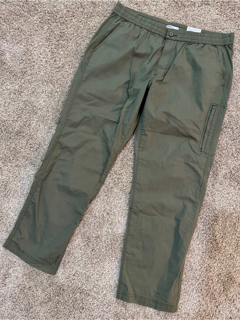NWT Sonoma Olive Green Cargo Pants, Size XL
